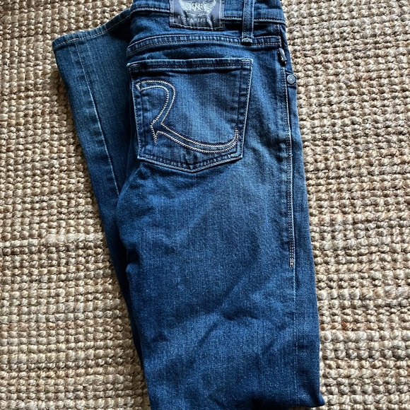 Rock & Republic Blue Straight Leg Jeans - Stella - Picture 1 of 6